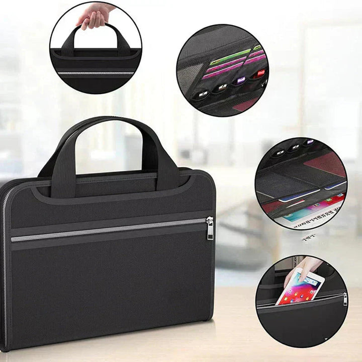 Accordion Document Carry Case — additional details and use