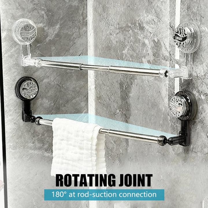 Adjustable Suction Towel Rail — additional details and use