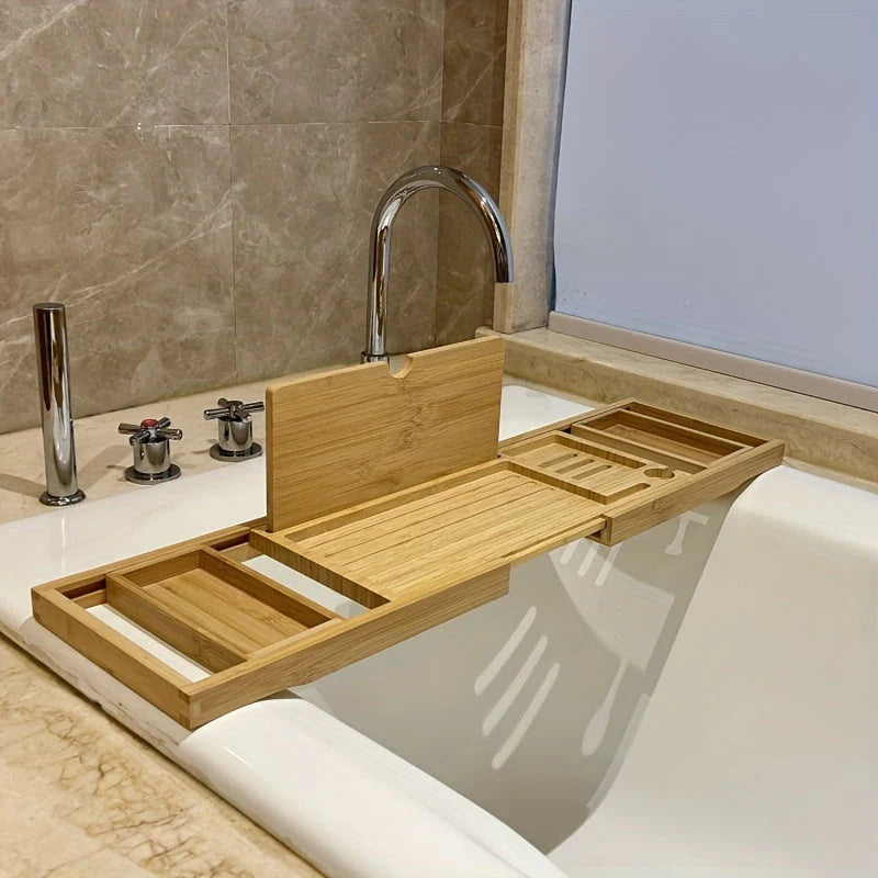 Bamboo Bath Caddy — product photo