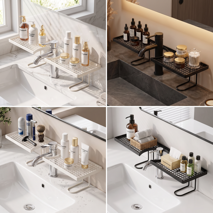 Bathroom Counter Shelf — additional details and use