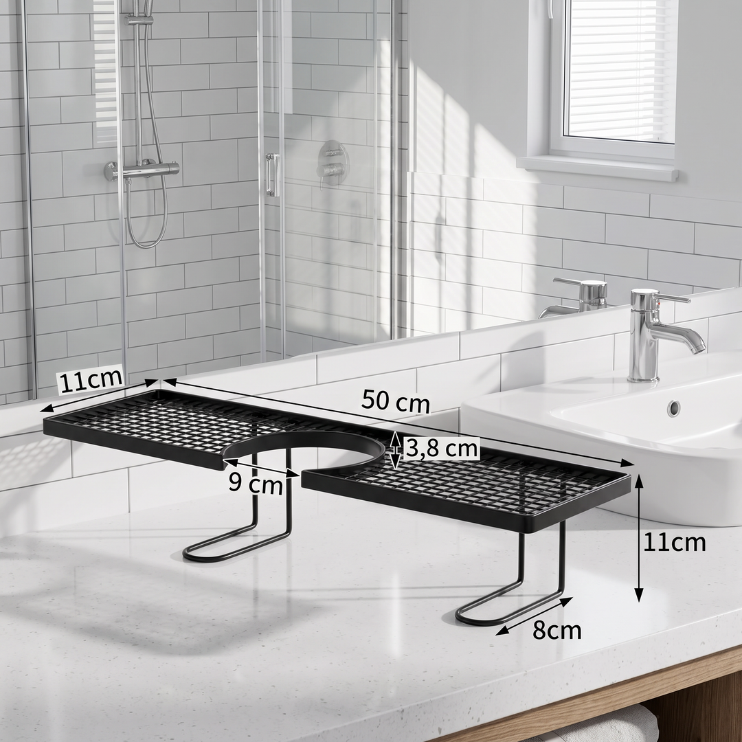 Bathroom Counter Shelf — additional details and use