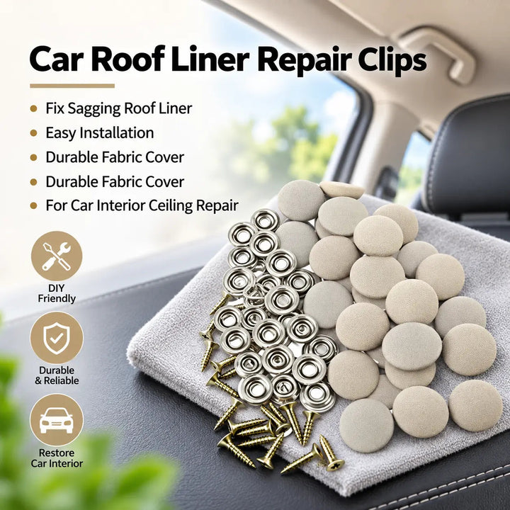 Car Headliner Repair Buttons — additional details and use