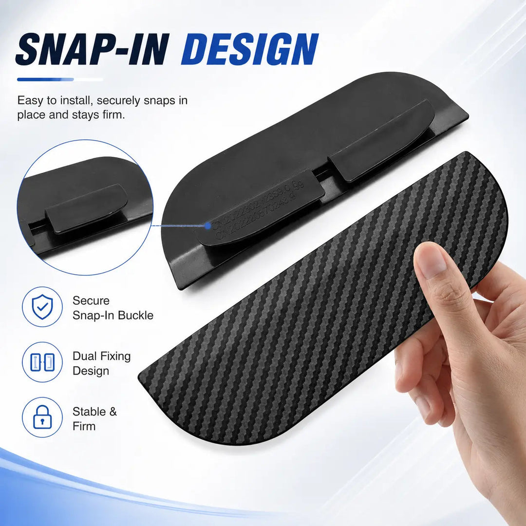 Car Mirror Rain Visor Pair — product photo