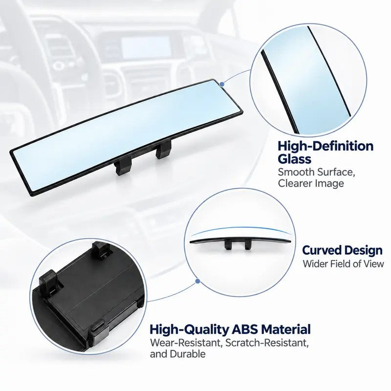 Clip-On Interior Rearview Mirror — additional details and use