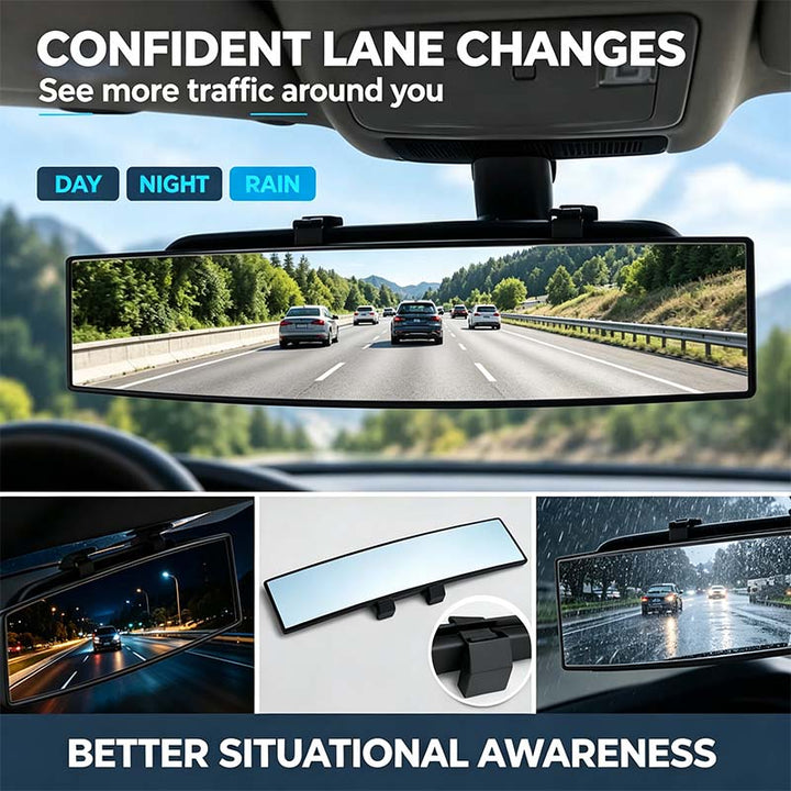 Clip-On Interior Rearview Mirror — product photo