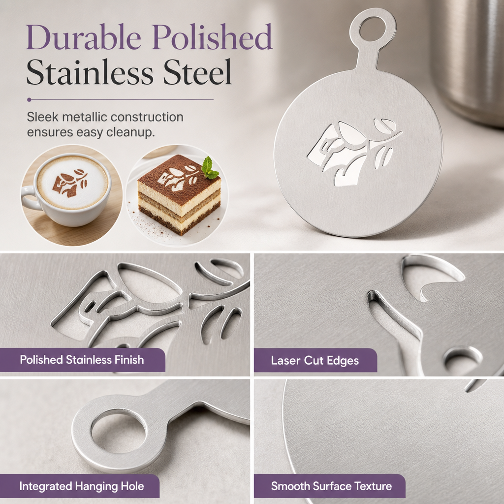 Coffee Art Stencil — additional product view