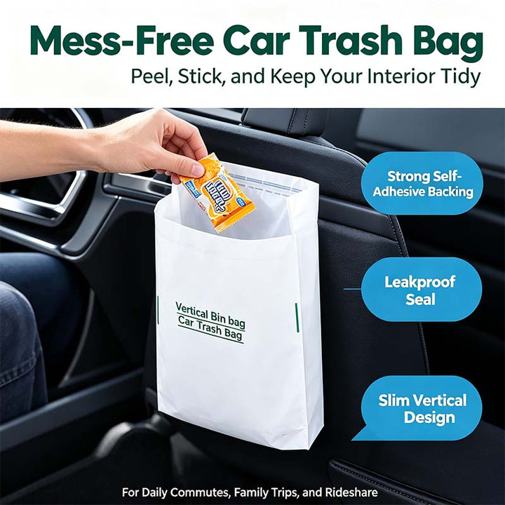 Disposable Car Trash Bags — additional details and use