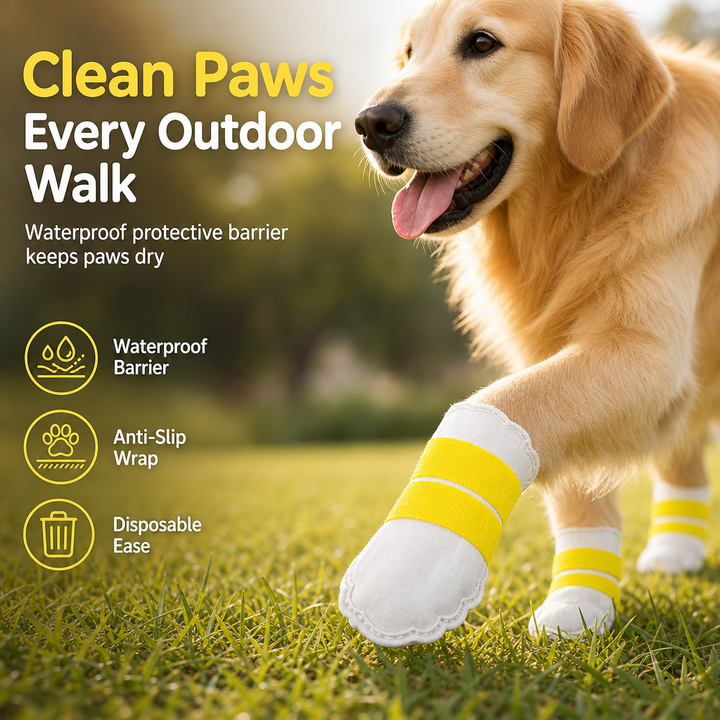 Disposable Dog Paw Covers — product photo