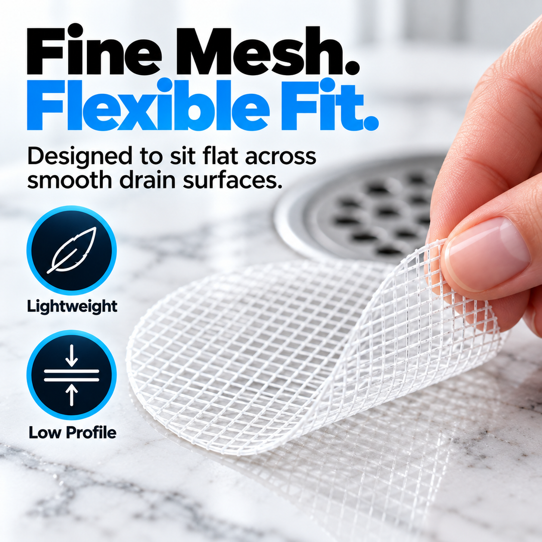 Disposable Drain Hair Catchers — additional details and use
