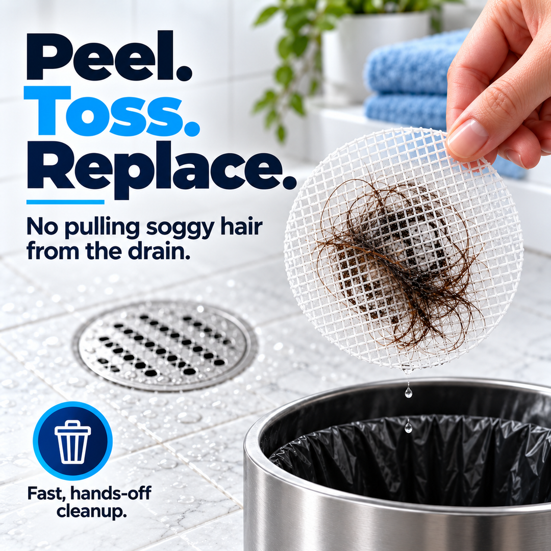 Disposable Drain Hair Catchers — additional details and use