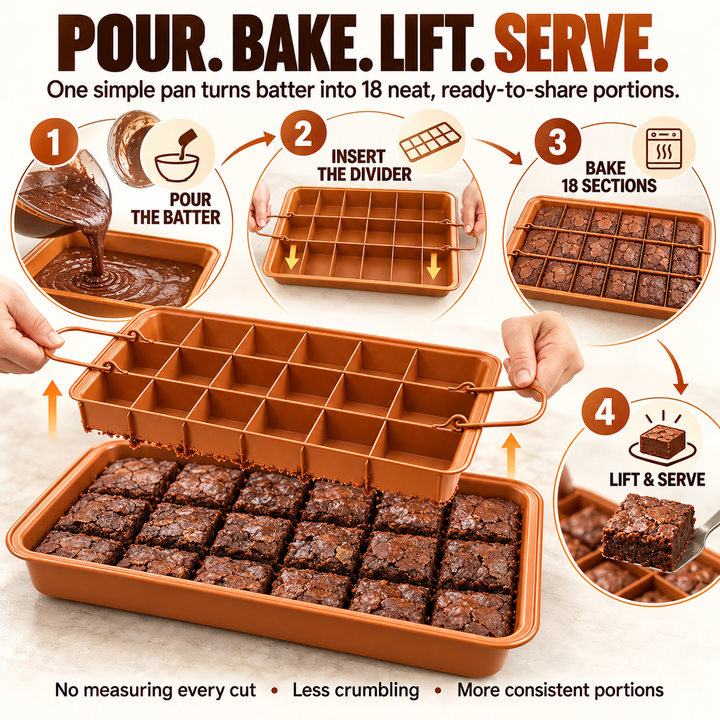 Divider Brownie Baking Pan — additional product view