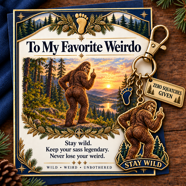 Favorite Weirdo Keychain Gift — product photo