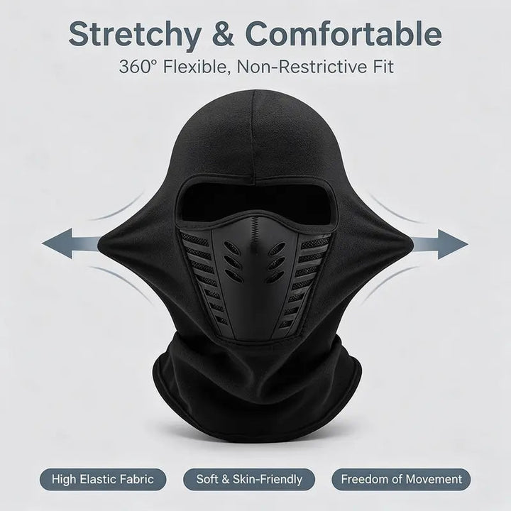 Fleece Winter Balaclava — additional details and use