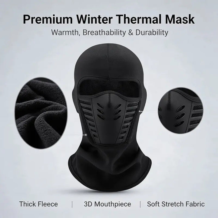 Fleece Winter Balaclava — additional details and use