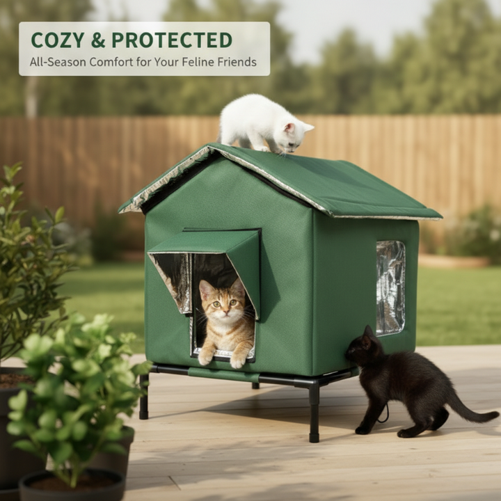 Foldable Outdoor Cat Shelter — product photo
