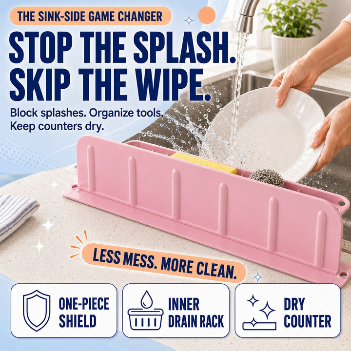 Foldable Sink Splash Guard — product photo