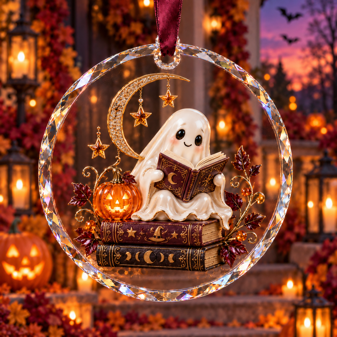 Ghost & Black Cat Hanging Ornaments — additional product view