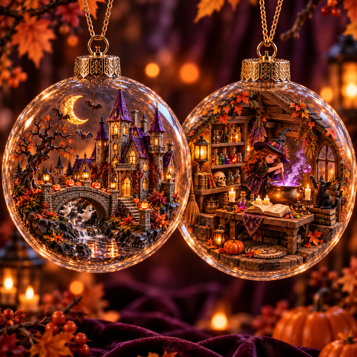 Halloween Globe Ornaments — additional product view