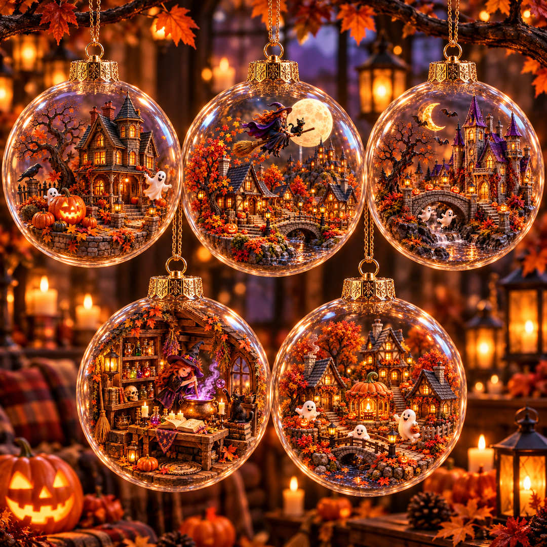 Halloween Globe Ornaments — product photo