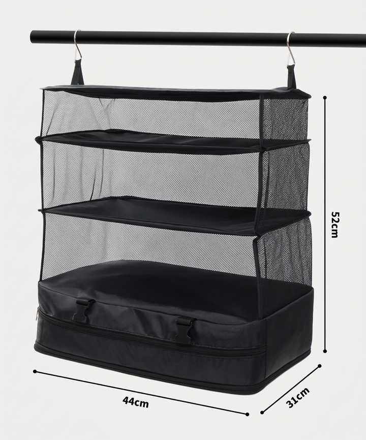 Hanging Travel Organizer Bag — additional details and use