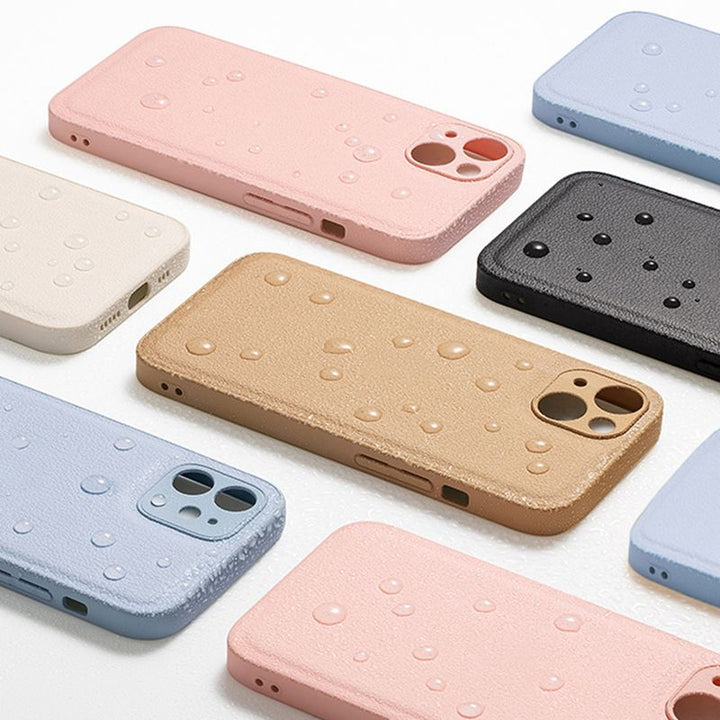 Leather-Texture Phone Case — additional details and use