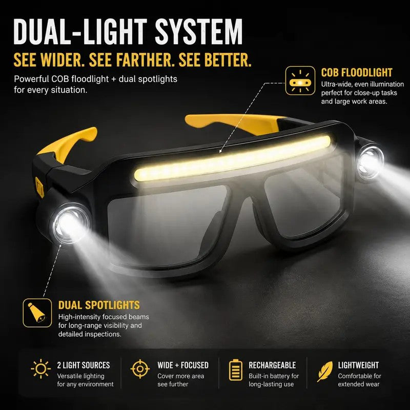 LED Work Light Glasses — product photo