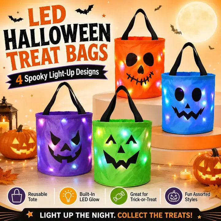 Light-Up Pumpkin Candy Bucket — additional product view