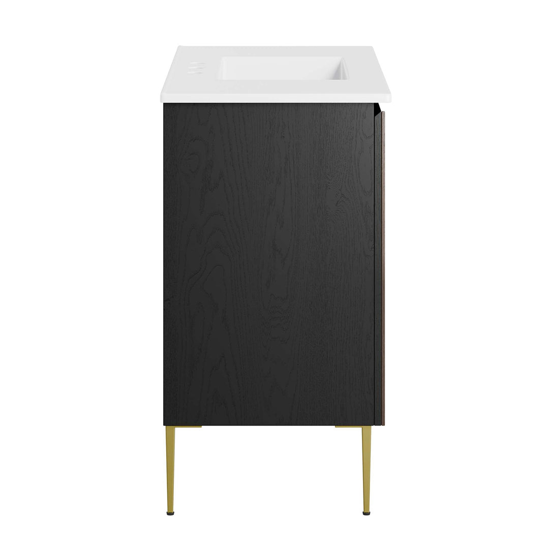 Alchemist Bathroom Vanity Basin Included — 36" / White Black — alternate view