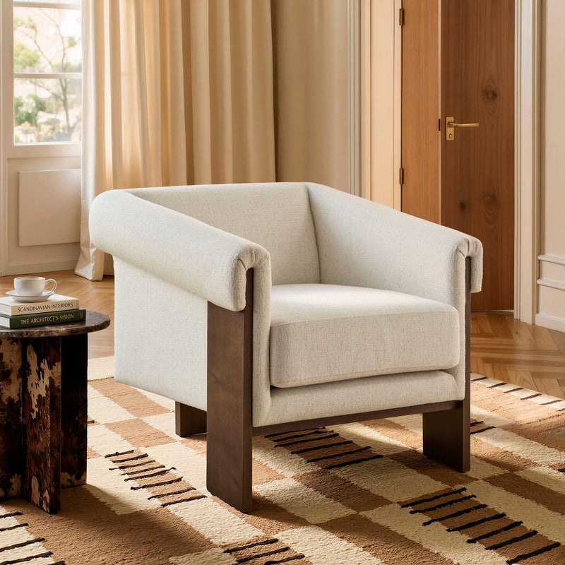 Halbrook Linen Blend Chair