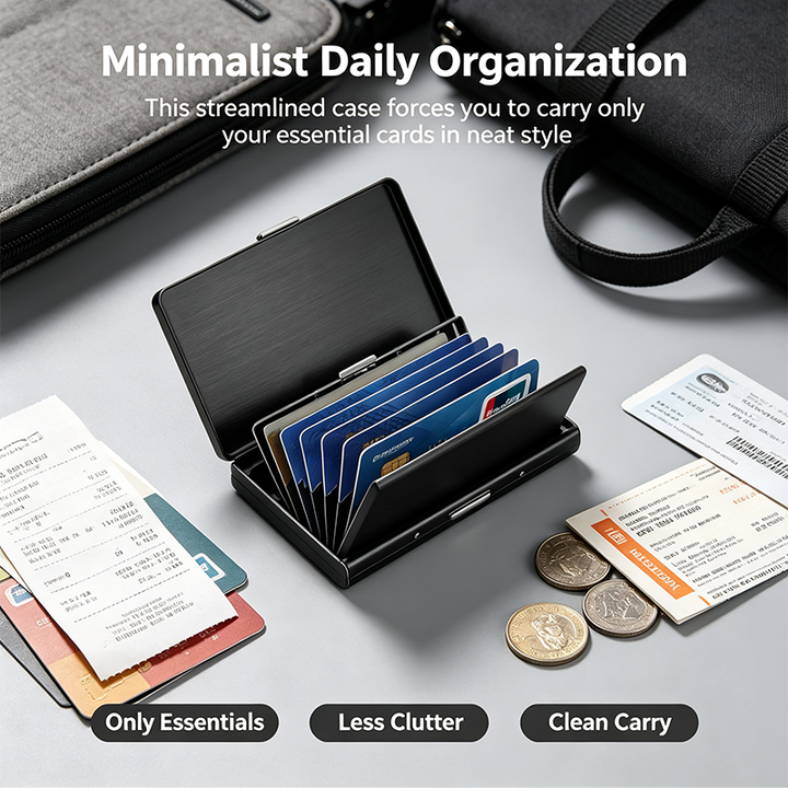 Minimal Metal Card Holder — product photo
