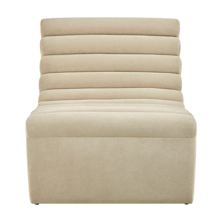 Corbin Fleece Accent Chair — Bisque — product view 5