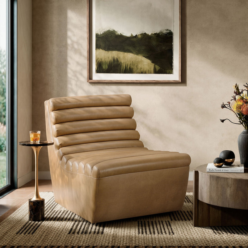 Corbin Vegan Leather Accent Chair