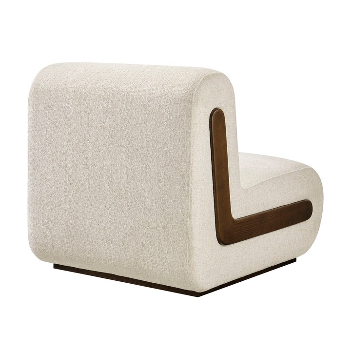 Denby Linen Blend Accent Chair — Ivory — product view 4