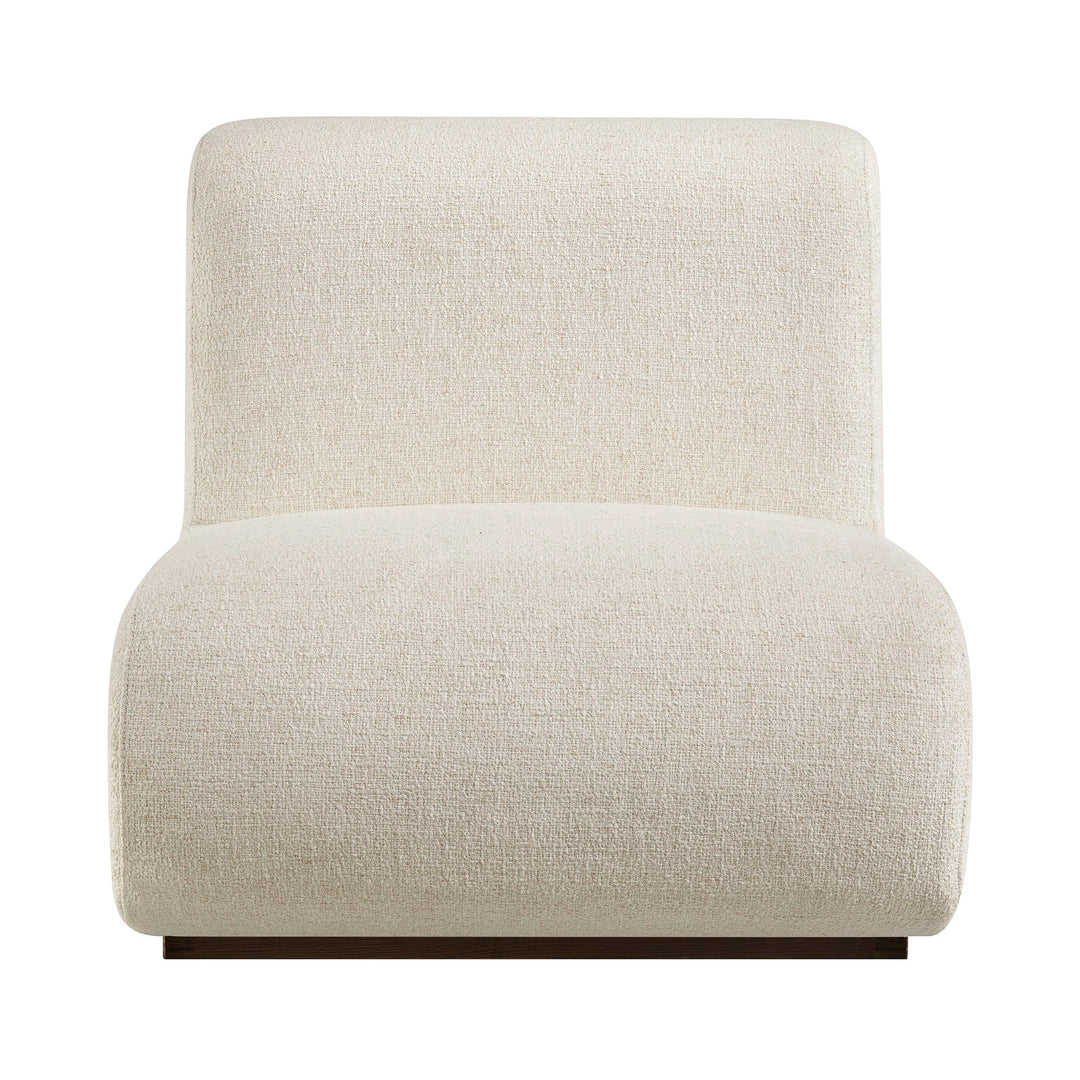Denby Linen Blend Accent Chair — Ivory — product view 5
