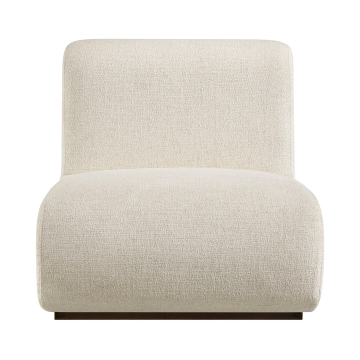 Denby Linen Blend Accent Chair — Ivory — product view 5