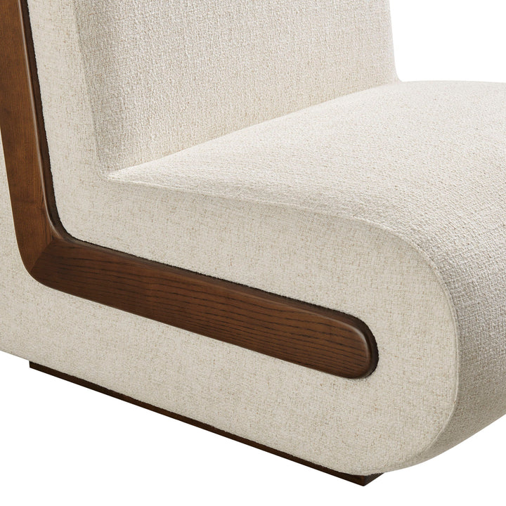 Denby Linen Blend Accent Chair — Ivory — product view 6