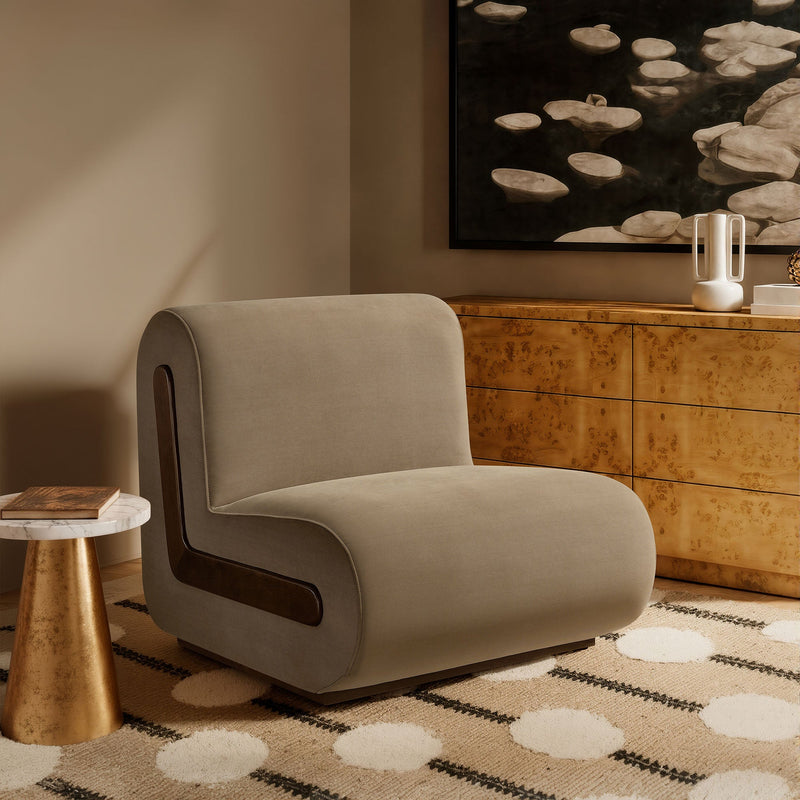 Denby Performance Velvet Chair