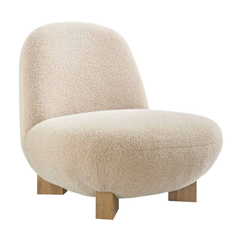 Norwood Faux Mohair Accent Chair