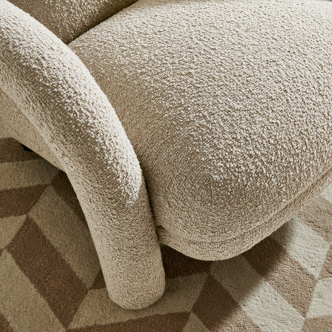 Ferris Woven Lounge Chair — Linen — product view 2