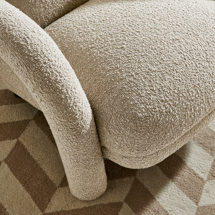 Ferris Woven Lounge Chair — Linen — product view 2