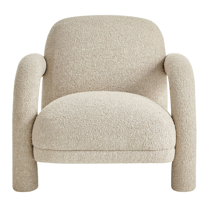 Ferris Woven Lounge Chair — Linen — product view 5