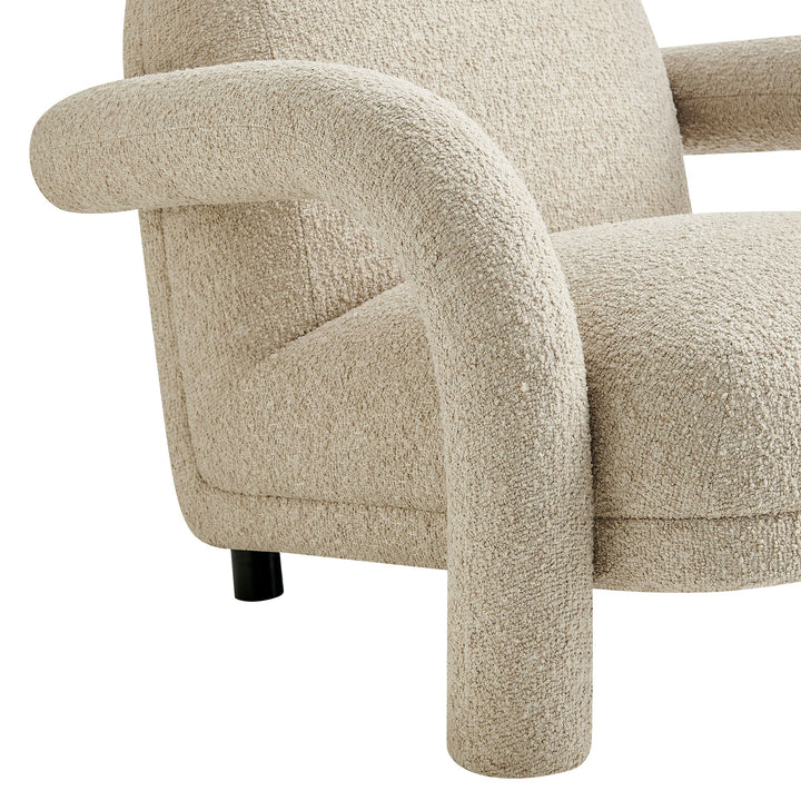 Ferris Woven Lounge Chair — Linen — product view 6