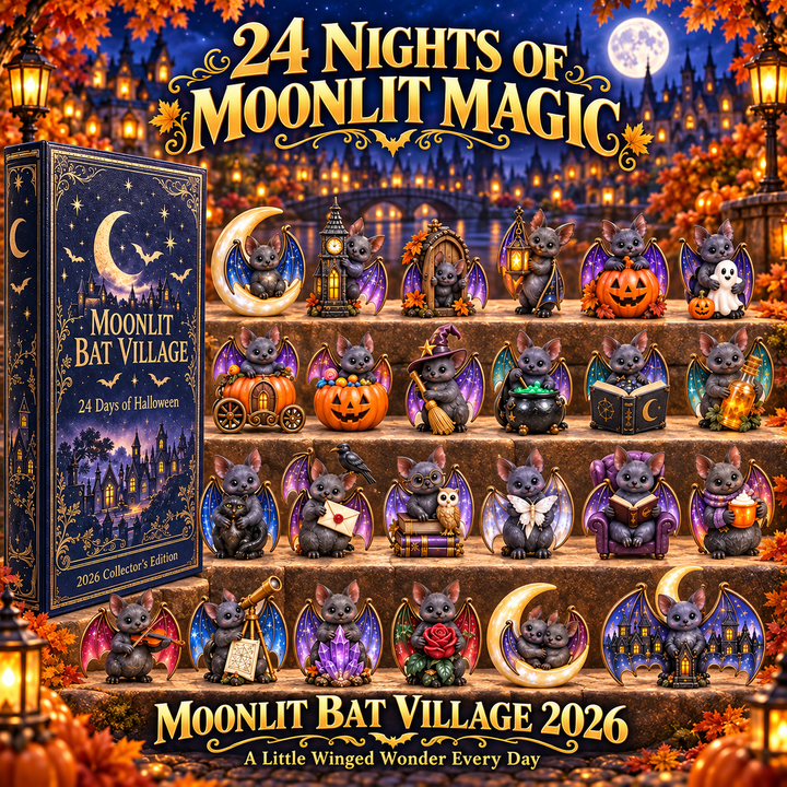 Moonlit Bat Village Countdown Box — product photo