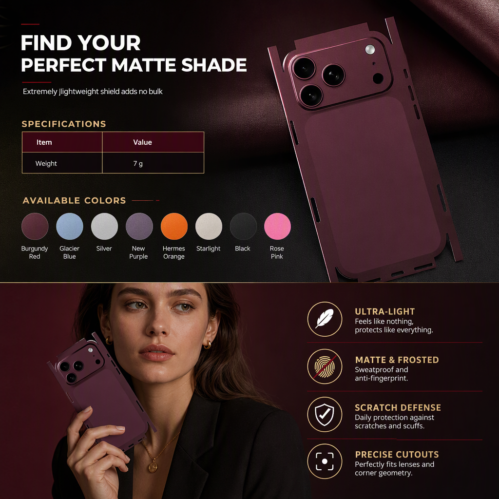 Phone Back Protection Film — additional details and use