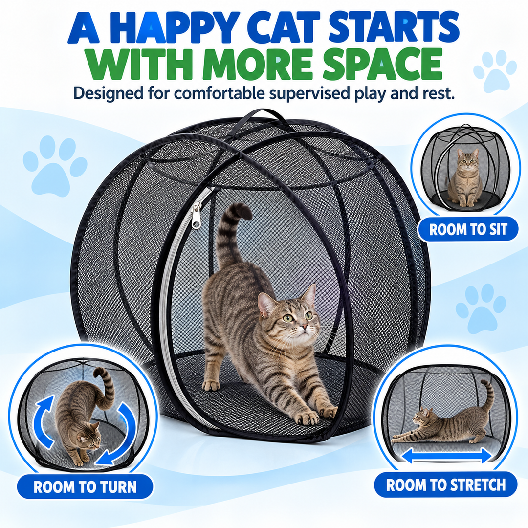 Pop-Up Mesh Pet Playpen — product photo