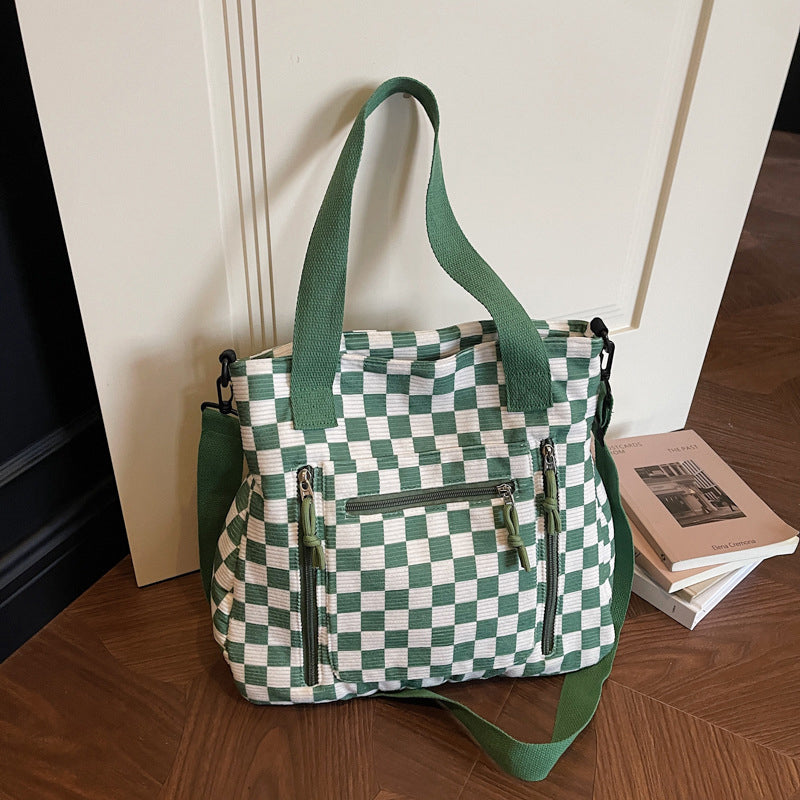 Checkerboard Tote Bag — additional product view