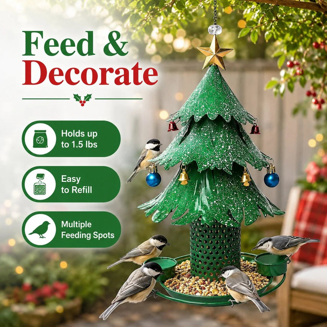 Christmas Tree Bird Feeder — product view