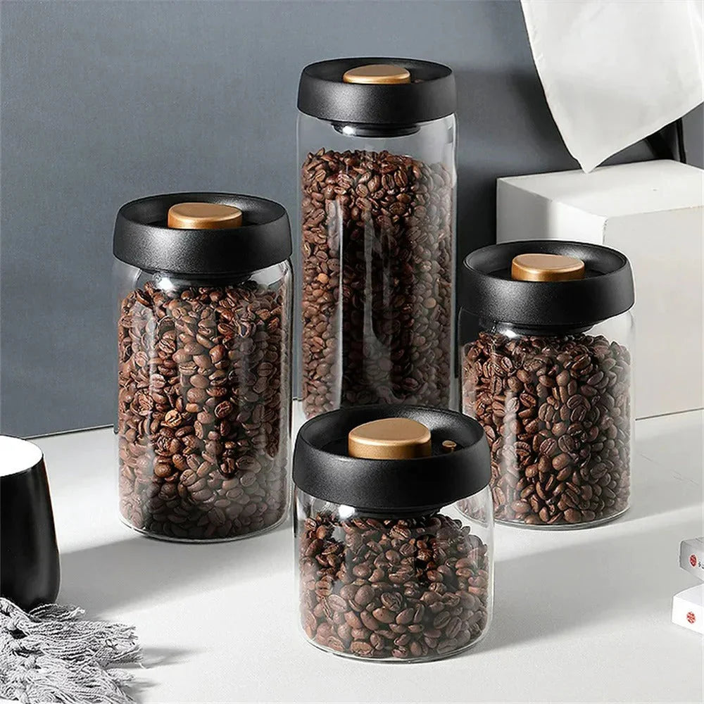 Coffee Bean Storage Canister — detail view