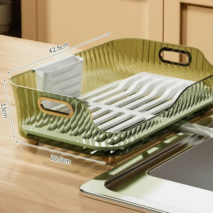Countertop Dish Drying Rack — detail view