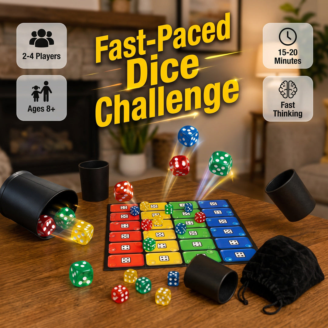 Dice Rolling Board Game — detail view